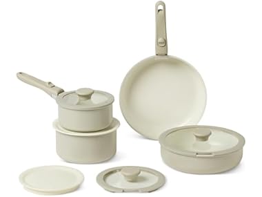 Amazon Basics Ceramic Nonstick Cookware Set