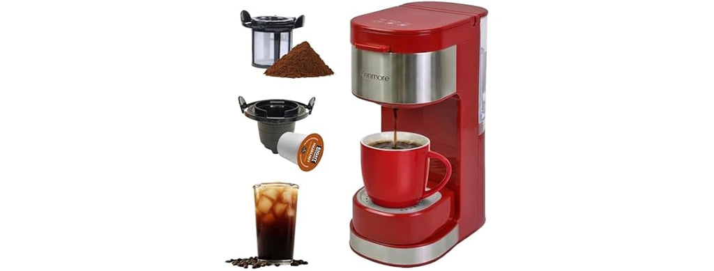 Kenmore Single Serve Coffee Maker Red