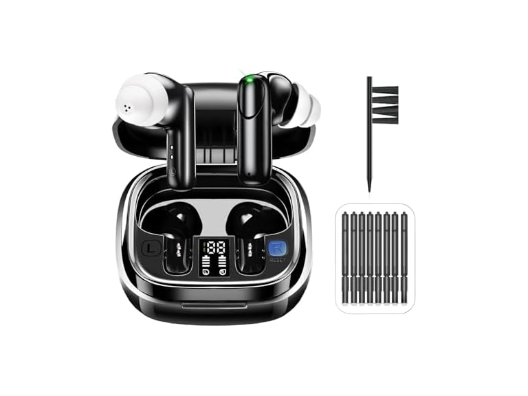 Digital Hearing Aids with Cleaner Kit