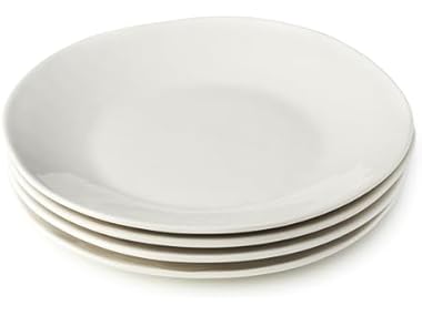 Linen Cream 11 Inch Stoneware Dinner Plates