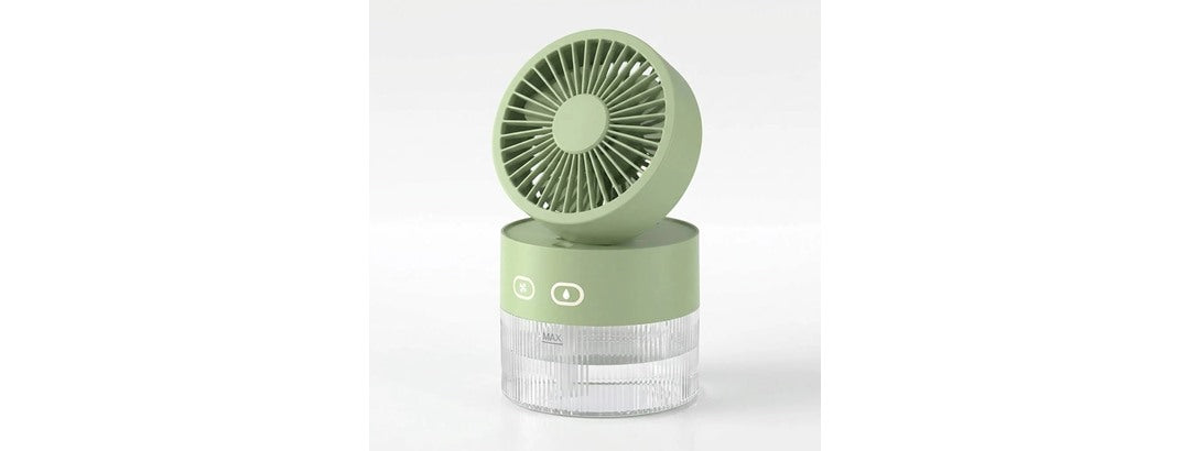 Mist Cooling Fan Compact Desktop Fan