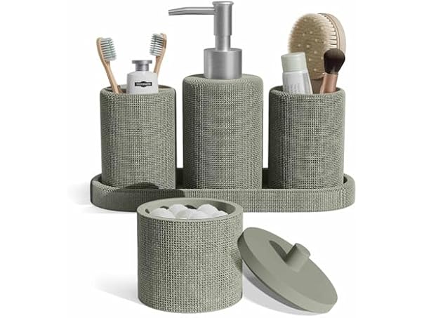 Clara Clark Bathroom Set - Sage Green