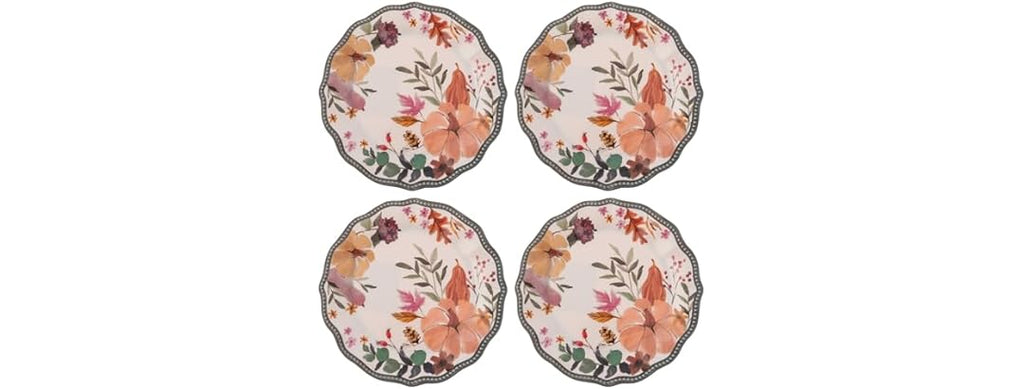 Karma Melamine Salad Plates, Autumnal Spice
