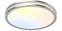 GoBright 18in Nickel LED Ceiling Light