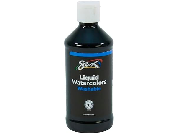 Sax Watercolor Liquid Paint Black 8oz