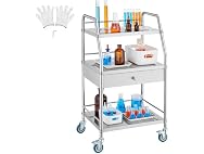 VEVOR Lab Serving Cart, 3 Layers