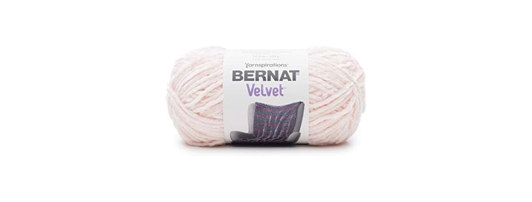 Bernat Velvet Yarn, 10.5 oz, Blush Pink