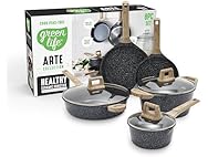 GreenLife 8 Piece Ceramic Nonstick Cookware Set