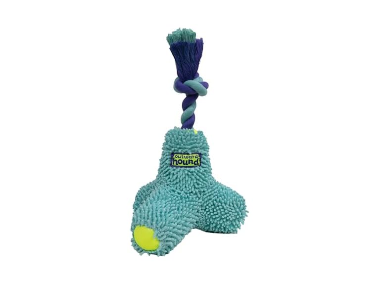 Outward Hound FlyFetch Rope Tug Dog Toy, Plush