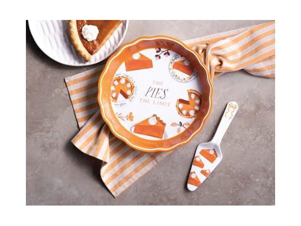 Mud Pie Thanksgiving Thanksgiving Pie Dish Set