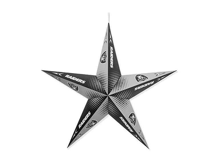 Littlearth Unisex-Adult NFL Oakland Raiders Star Lantern
