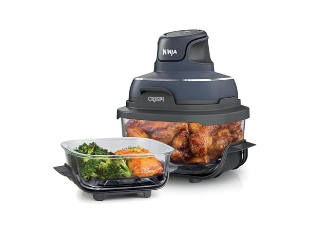 Ninja Crispi 4-in-1 Glass Air Fryer Gray