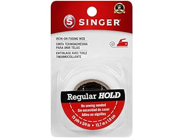 (4 or 5pk) SINGER Iron-On Fusing Web 3/4"