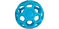 JW Pet Hol-ee Roller Dog Toy Puzzle Ball, Small