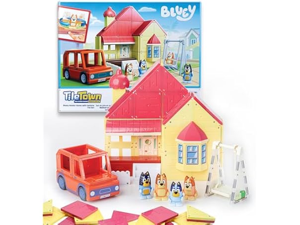 Tile Town Bluey Heeler Home & Vehicle