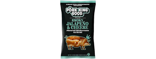 (10 Pack) Smoky Jalapeño & Cheese Pork Rinds 1.7oz Bags