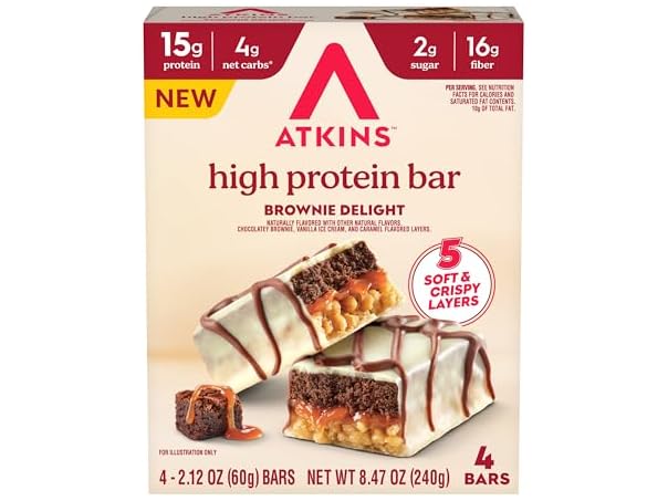 4CT Brownie Delight Layered High Protein Bar