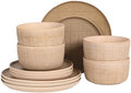 Gisbon Elite Butterwick 12 Piece Plates and Bowls Set 