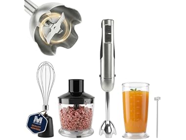 Megawise 1000W 5-in-1 Immersion Hand Blender