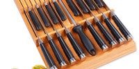 16 Knife Bamboo Drawer Organizer