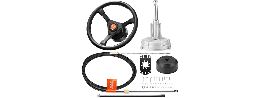 Outboard Steering System 10\' Boat Steering