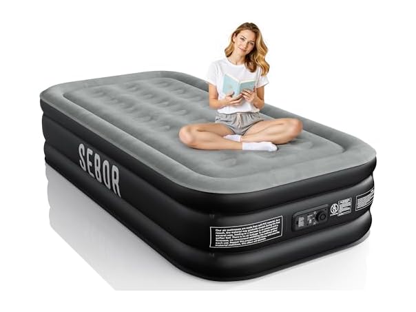 Air Mattress Twin With Built-In Pump