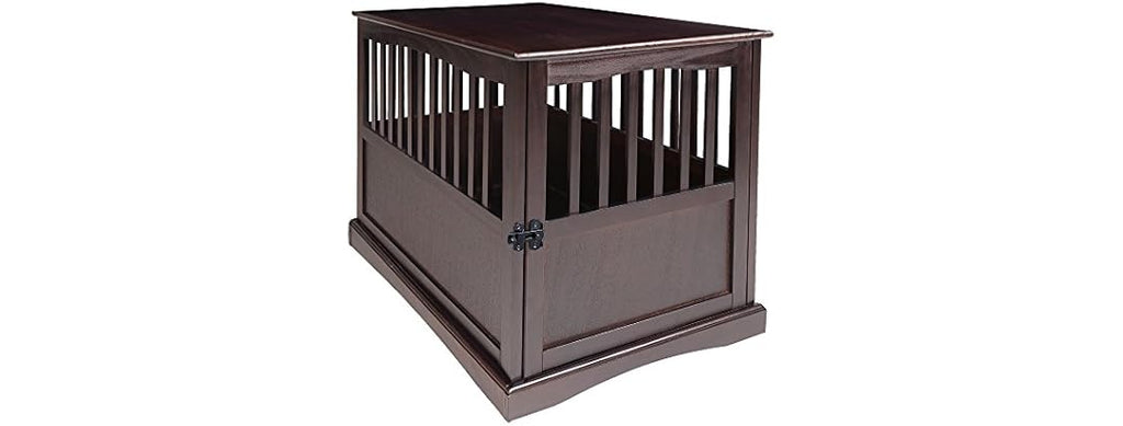 Casual Home Wooden Large Pet Crate, End Table