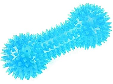 Gor Pets Flex Squeaky Dumbbell Dog Chew Toy D