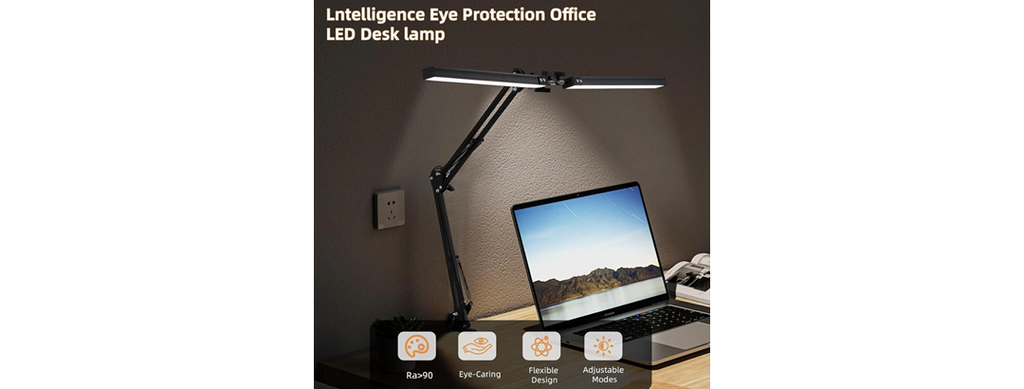Clamp on LED Desk Lamp