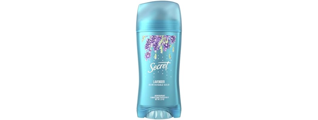 Secret Invisible Solid Deodorant Luxe Lavender 2.6 oz