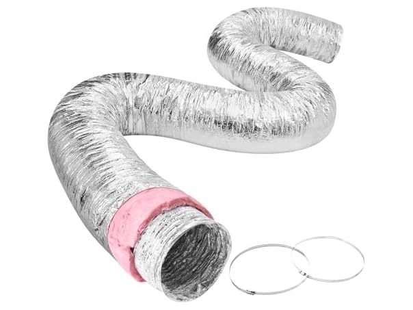 Dryer Vent Hose, 10'' Insulated Flexible Duct
