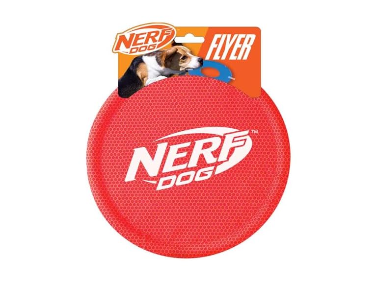 Nerf Dog Nylon Flyer Dog Toy, Flying Disc, Li