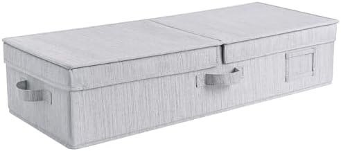 JS HOME Foldable Under Bed Organizer  Gray