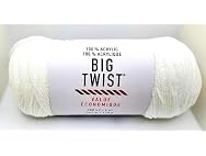 Big Twist Value Acrylic Yarn - White