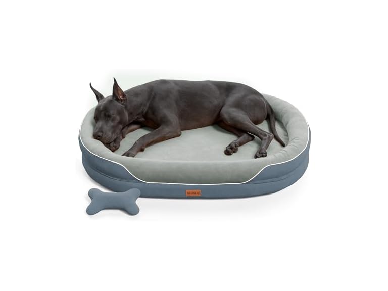 CWAWZ Dark Grey XXL Orthopedic Dog Bed 53"