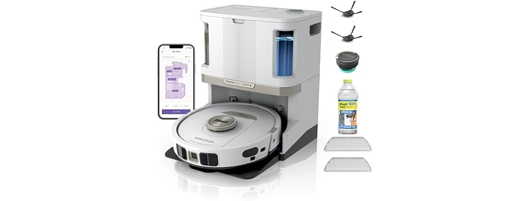 Shark Robot Vacuum & Mop, Self-Empty