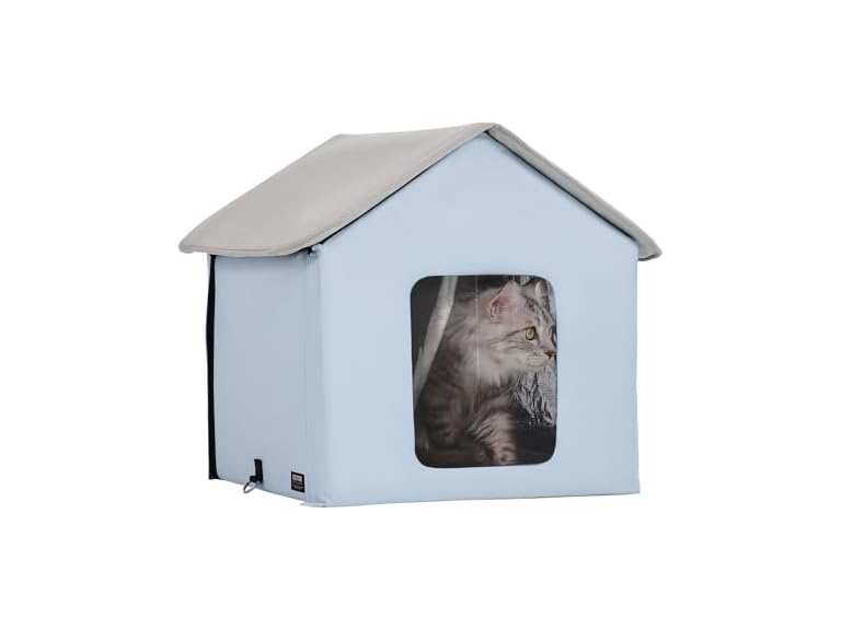 VEVOR Heated Cat House, Outdoor Kitty