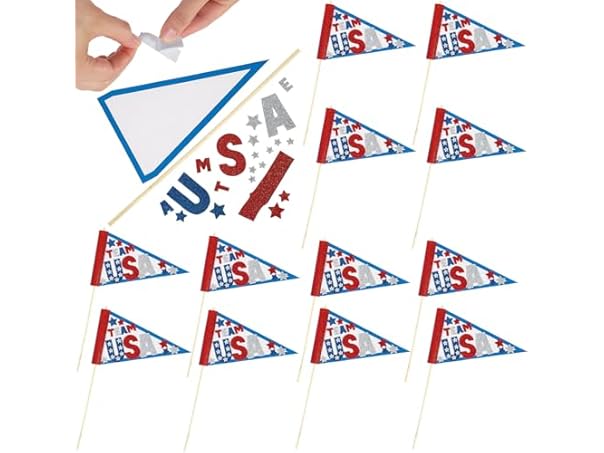 Fun Express Team USA Pennant Flag Kit