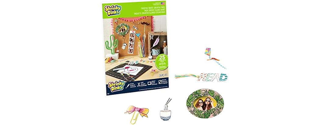 Just Play Shrinky Dinks Creative Pack, 25 Sheets