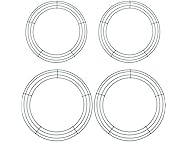4 Pack 12 & 14" Metal Wire Wreath Frame