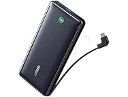 (1 or 2 PACK) Anker 20,000mAh 30W PD Powerbank w/built-in USB-C Cable