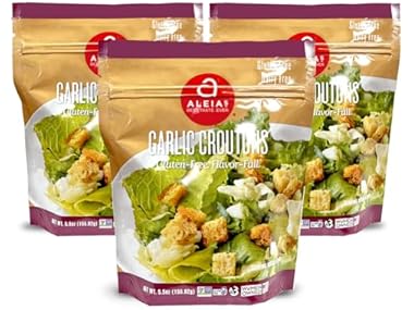 3PK Aleia’s Gluten Free Garlic Croutons – 5.5 oz