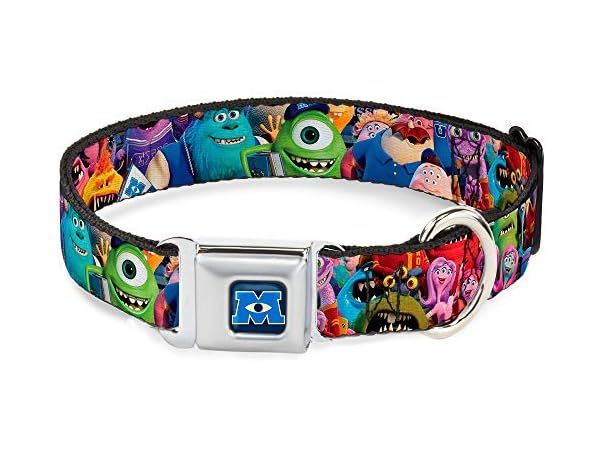 Buckle-Down Dog Collar Seatbelt Buckle Monsters Univerisity
