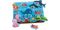 B. toys – Peek & Explore – Under The Sea – Wooden Chunky Puzzle