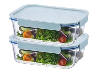 LocknLock The Clear Heat-Resistant Glass Food Set 4Pc
