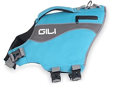 GILI Ripstop Dog Life Jacket Flotation Device