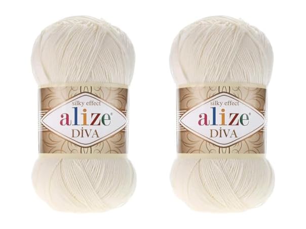 Alize Diva Yarn 100% Microfiber 2-Skein