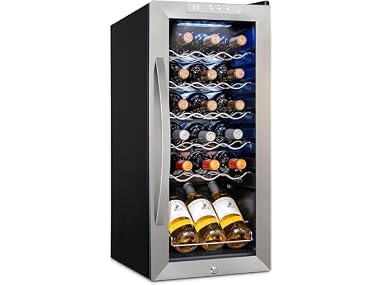 Schmecke 18 Bottle Compressor Wine Cooler Refrigerator w/Lock