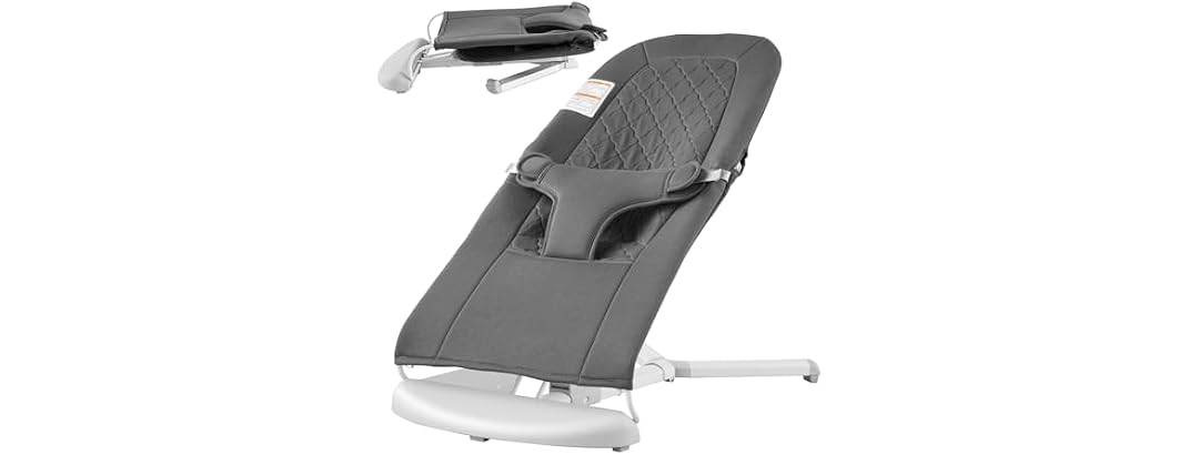 Baby Bouncer, Folding Bouncer Seat for 3-Point