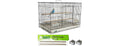 A&E Cage Co 503 Flight Cage 24"x16"x16" Small Bird